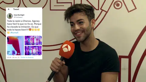 ¿Un número “sin chicha”? Agoney se confiesa con los seguidores de ‘Tu cara me suena’ tras su imitación de Frankie Valli ¿Un número “sin chicha”? Agoney se confiesa con los seguidores de ‘Tu cara me suena’ tras su imitación de Frankie Valli