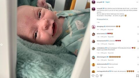 Soraya Arnelas revela cómo llama cariñosamente a su hija Olivia