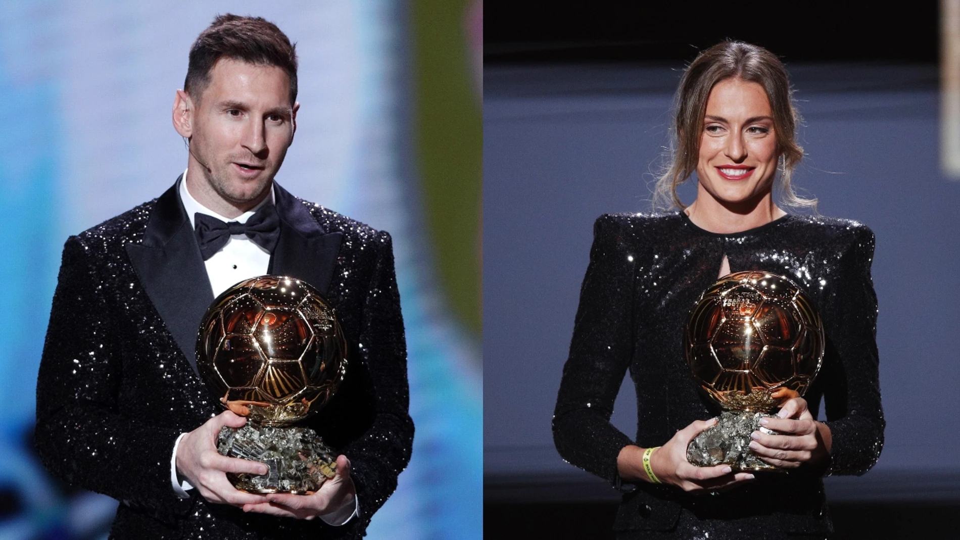 Leo Messi y Alexia Putellas, ganadores del Balón de Oro 2021