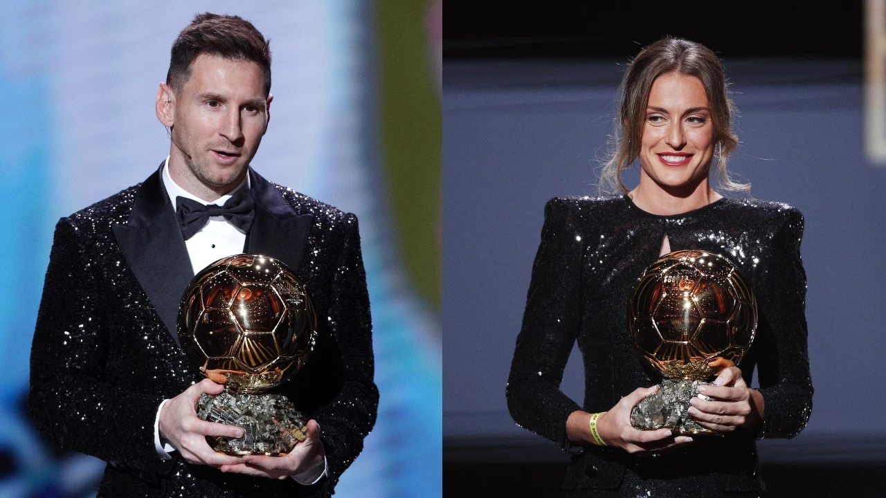 Leo Messi y Alexia Putellas, ganadores del Balón de Oro 2021 Leo Messi y Alexia Putellas, ganadores del Balón de Oro 2021