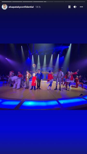Elsa Pataky va al circo con sus hijos en Madrid