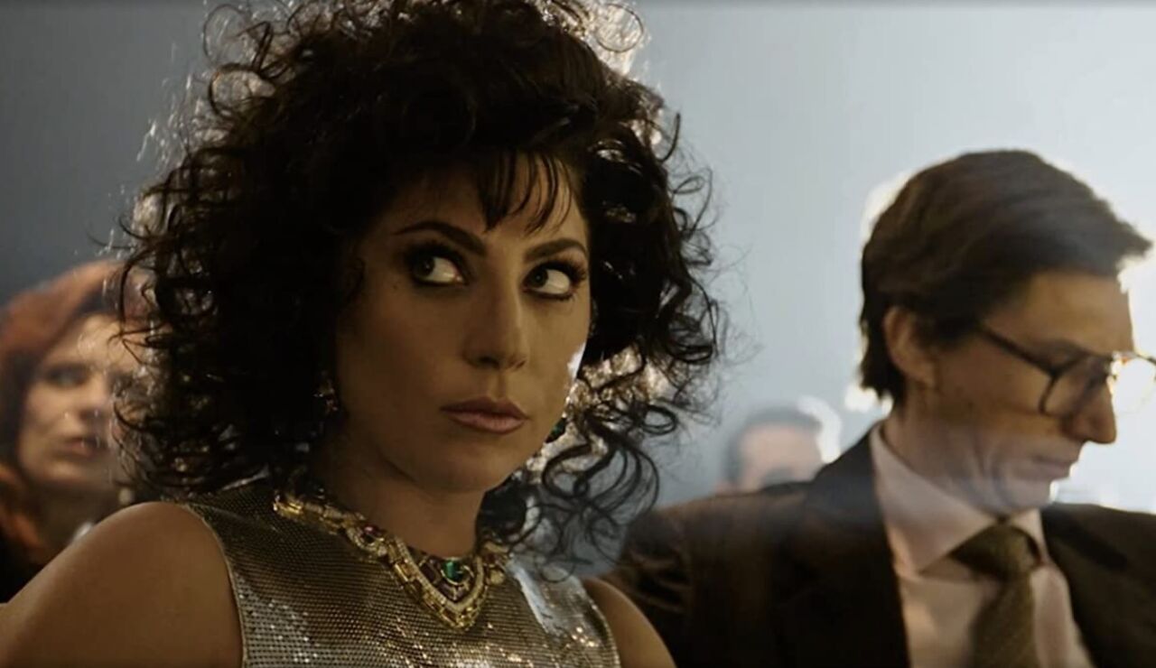 Lady Gaga y Adam Driver en 'La Casa Gucci'