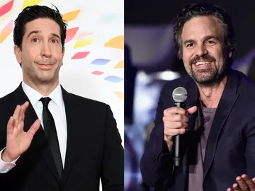 David Schwimmer y Mark Ruffalo David Schwimmer y Mark Ruffalo
