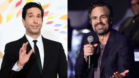 David Schwimmer y Mark Ruffalo David Schwimmer y Mark Ruffalo