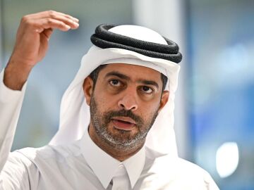 El presidente del Comité organizador del Mundial de Qatar 2022, Nasser Al-Khater