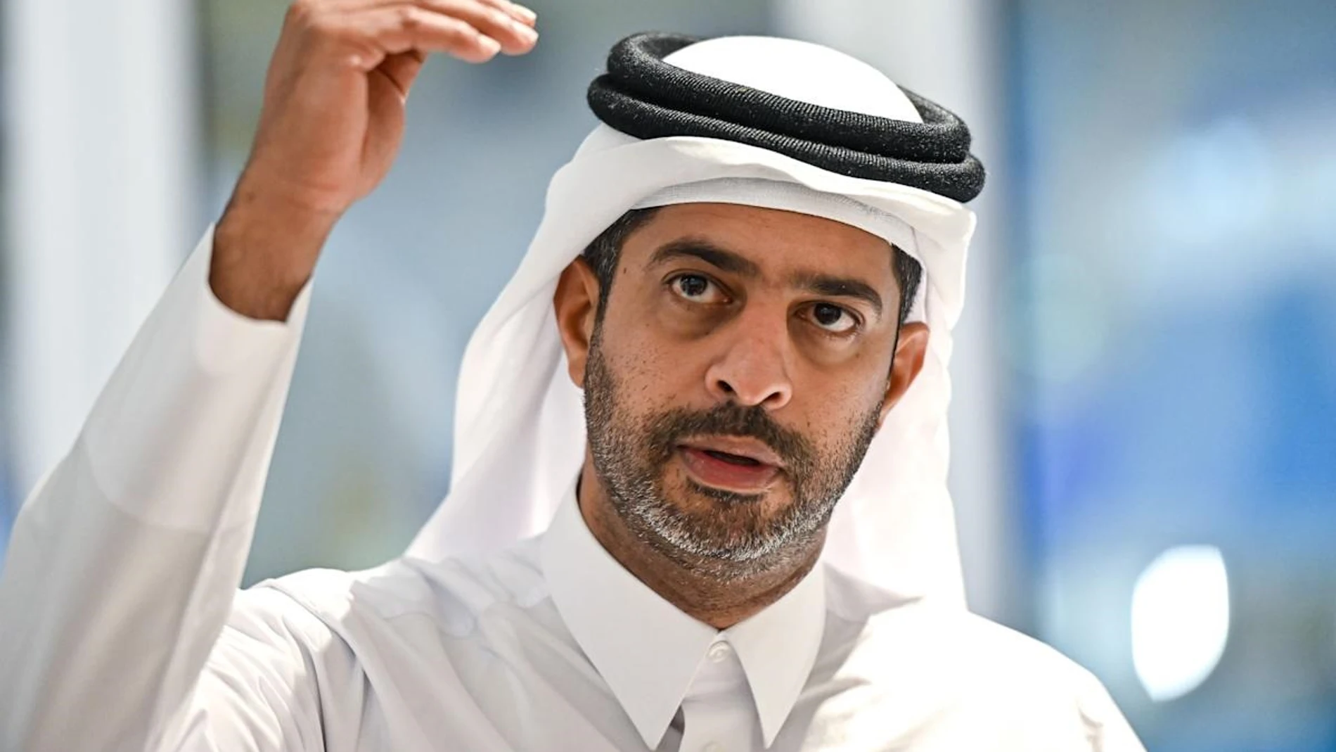 El presidente del Comité organizador del Mundial de Qatar 2022, Nasser Al-Khater