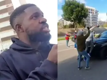 Umtiti se encara a unos aficionados: "¿Sabes qué es el respeto?" Umtiti se encara a unos aficionados: "¿Sabes qué es el respeto?"