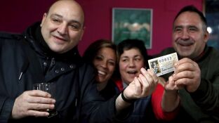Pe&ntilde;as de Loter&iacute;a de Navidad