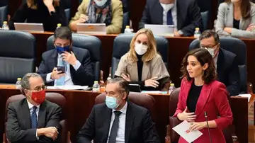 Ayuso, sobre la posibilidad de que Sanidad omitiese datos en las actas del COVID: "Una absoluta vergüenza. El PSOE está acabado en Madrid" Ayuso, sobre la posibilidad de que Sanidad omitiese datos en las actas del COVID: "Una absoluta vergüenza. El PSOE está acabado en Madrid"