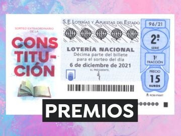Premios del Sorteo Extraordinario de la Constitución de Lotería Nacional 2021 