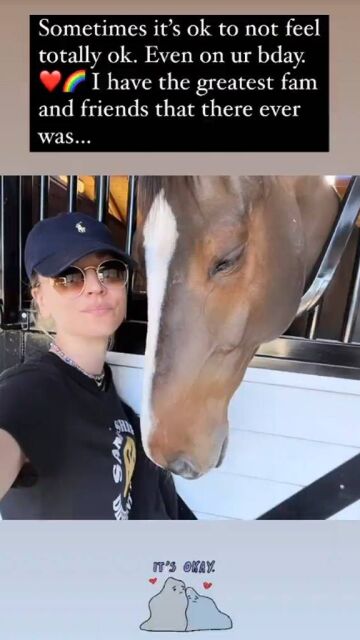 Kaley Cuoco en su cumpleaños