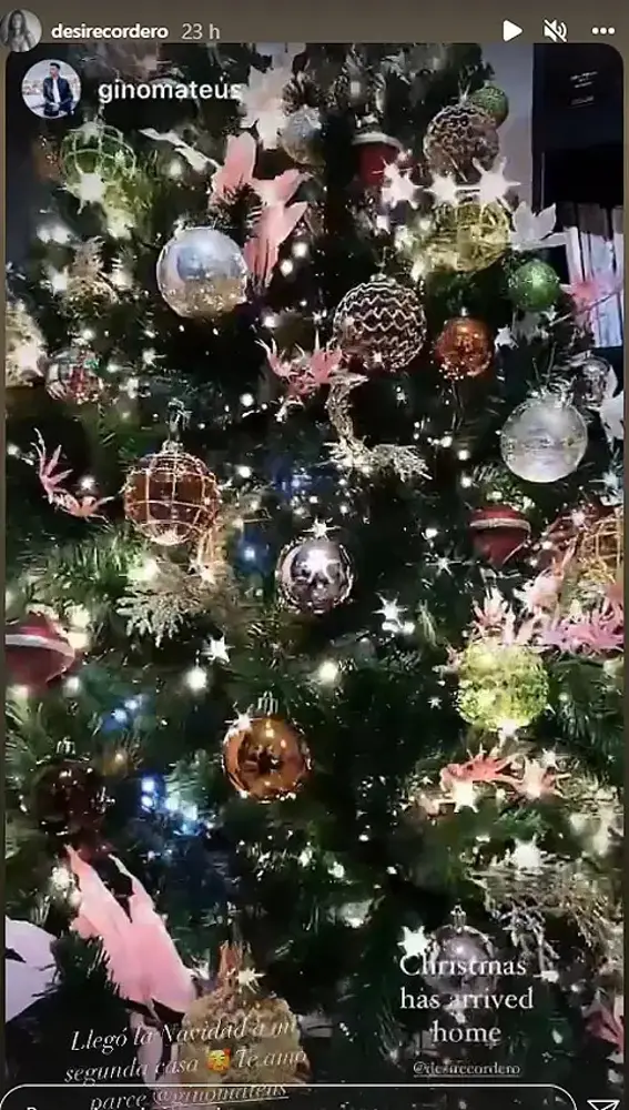 El árbol de navidad de Desiré Cordero
