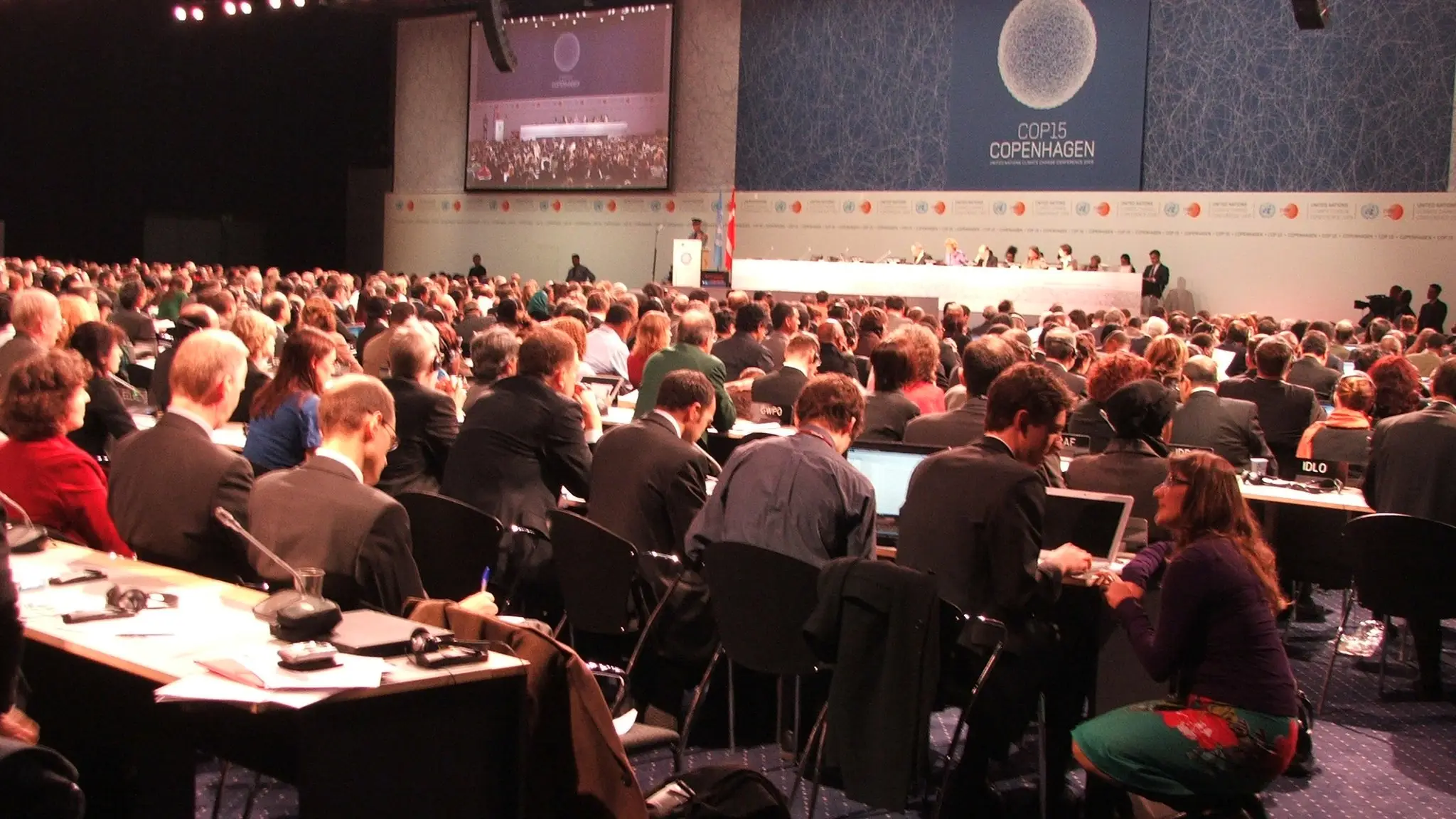 Efem&eacute;rides de hoy 7 de diciembre de 2021. Conferencia del Clima de la ONU en Copenhague. 