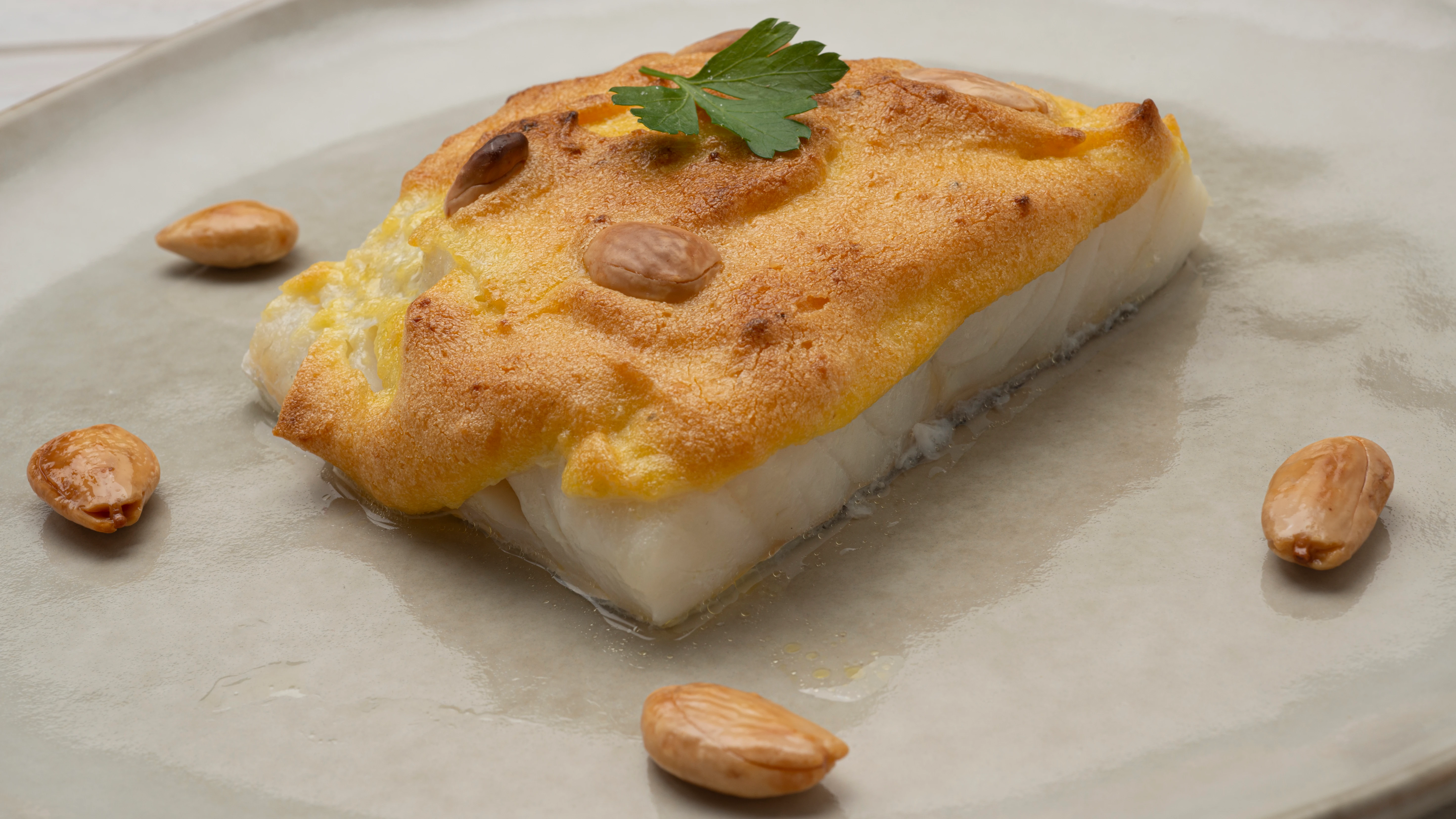 Una receta de MandarinasyMiel: Bacalao gratinado con ajoaceite de almendras Una receta de MandarinasyMiel: Bacalao gratinado con ajoaceite de almendras