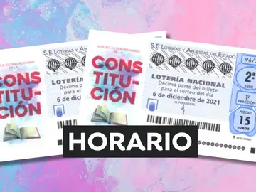 Sorteo Extraordinario de la Constitución 2021: Horario y dónde ver el sorteo de la Lotería Nacional del 6 de diciembre Sorteo Extraordinario de la Constitución 2021: Horario y dónde ver el sorteo de la Lotería Nacional del 6 de diciembre