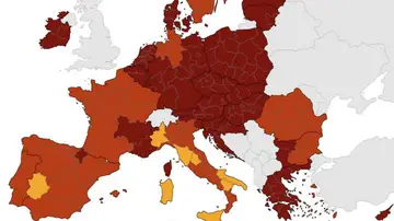 El mapa del Centro Europeo de Enfermedades evidencia el aumento de la incidencia en España, solo 'se salva' Extremadura El mapa del Centro Europeo de Enfermedades evidencia el aumento de la incidencia en España, solo 'se salva' Extremadura