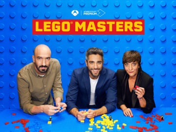 Roberto Leal y el jurado de LEGO MASTERS