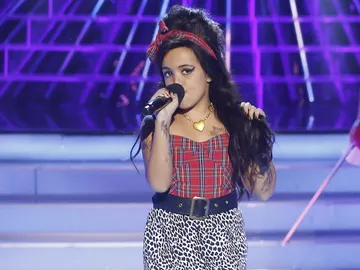 Abril imita a Amy Winehouse en 'Tu cara me suena mini' Abril imita a Amy Winehouse en 'Tu cara me suena mini'