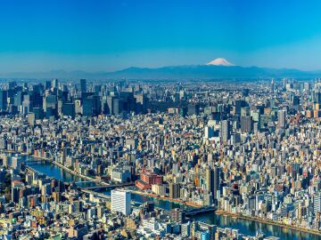 Vista general de la ciudad de Tokio, capital de Japón