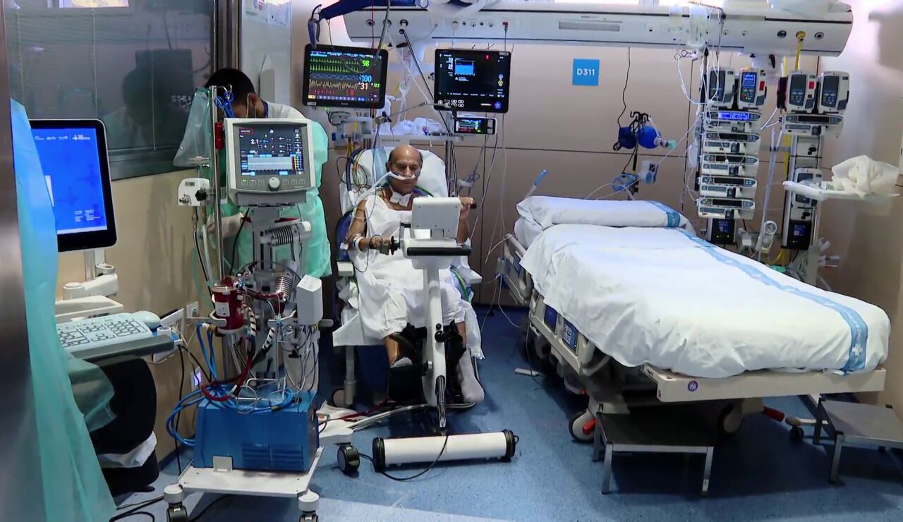 Así es el programa de movilización precoz en pacientes críticos por el Covid-19 del hospital Vall d'Hebron