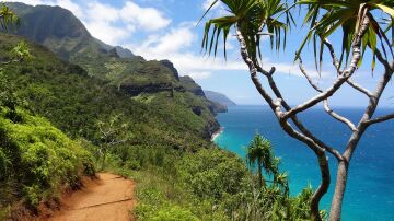 Costa de Napali, Hawái.