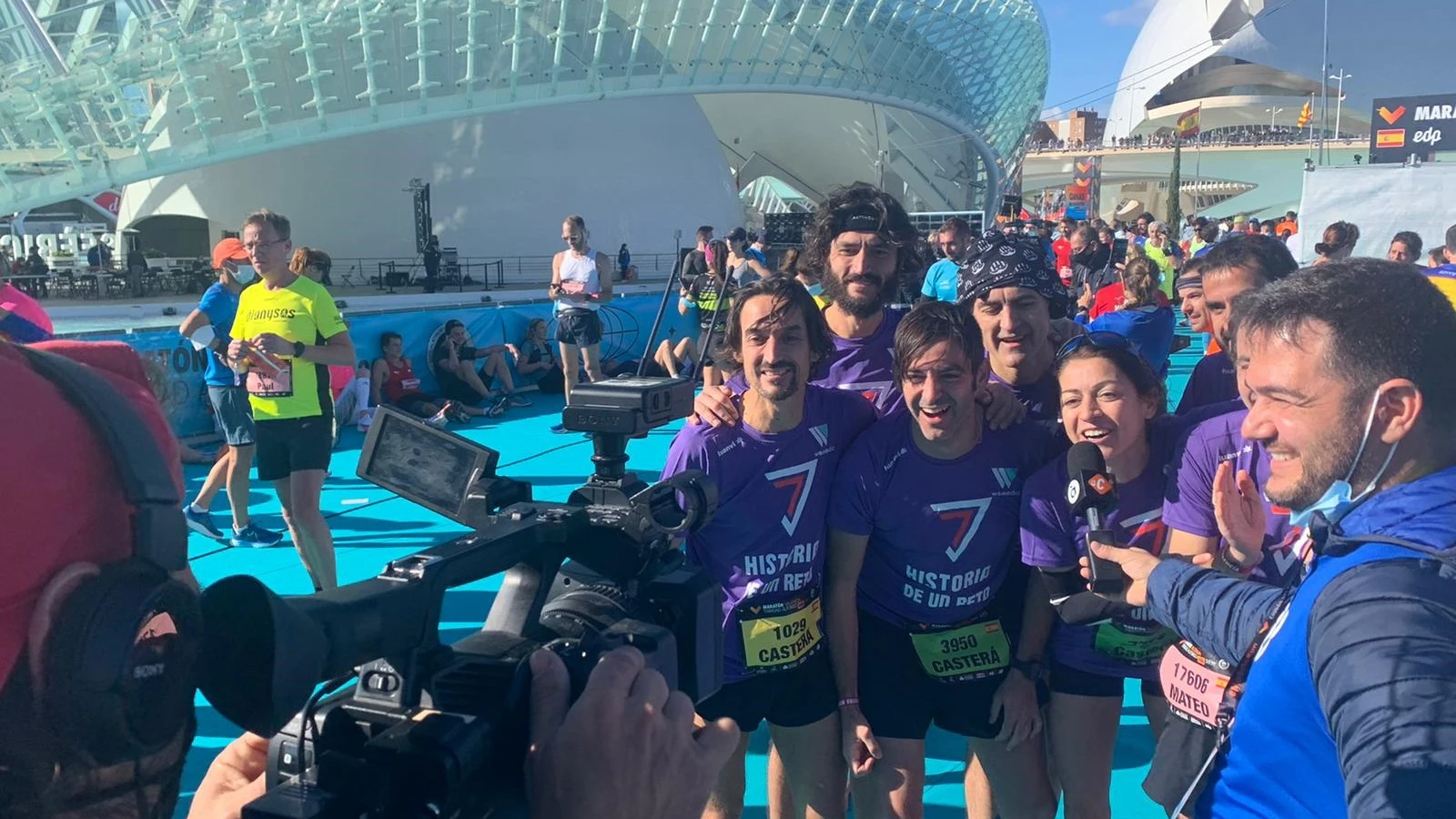 Los hermanos Caster&aacute; Brugada logran el r&eacute;cord de hermanos juntos corriendo un marat&oacute;n en el Marat&oacute;n de Valencia