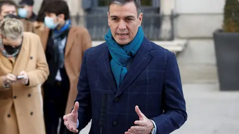 El presidente del Gobierno, Pedro Sánchez a su llegada al acto institucional del 43 aniversario de la Constitución El presidente del Gobierno, Pedro Sánchez a su llegada al acto institucional del 43 aniversario de la Constitución