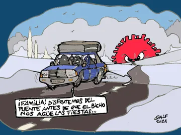 El puente de diciembre y el coronavirus, en la viñeta gráfica El puente de diciembre y el coronavirus, en la viñeta gráfica