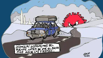 El puente de diciembre y el coronavirus, en la viñeta gráfica El puente de diciembre y el coronavirus, en la viñeta gráfica