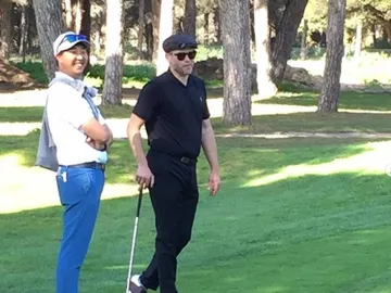 El golfista invidente Marc Oller El golfista invidente Marc Oller