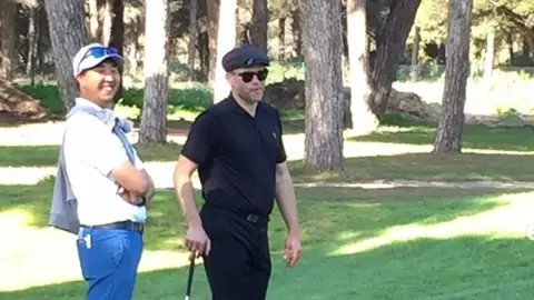 El golfista invidente Marc Oller El golfista invidente Marc Oller