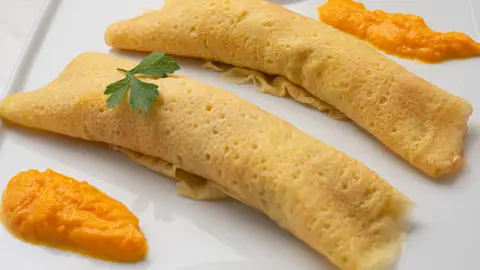 De Karlos Arguiñano: Crepes de pavo, puerro y queso De Karlos Arguiñano: Crepes de pavo, puerro y queso