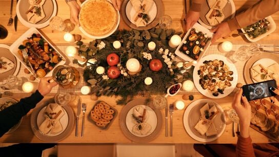Mesa cena de Navidad