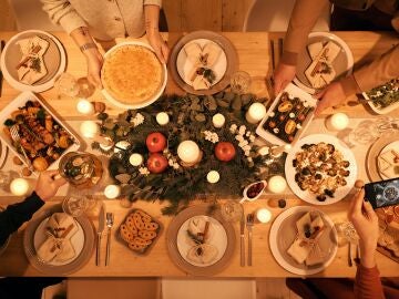 Mesa cena de Navidad