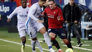 Chimy Ávila da a Osasuna el empate ante el Barcelona en el Sadar en un partido de mucha intensidad