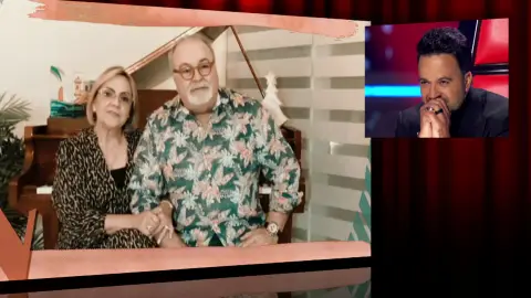 Luis Fonsi estalla de emoción al ver sus padres 'La Voz'