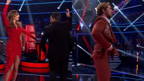 El rompedor twerking de David Bisbal frente al poderío de Eva González y Luis Fonsi con las sevillanas 'La Voz'