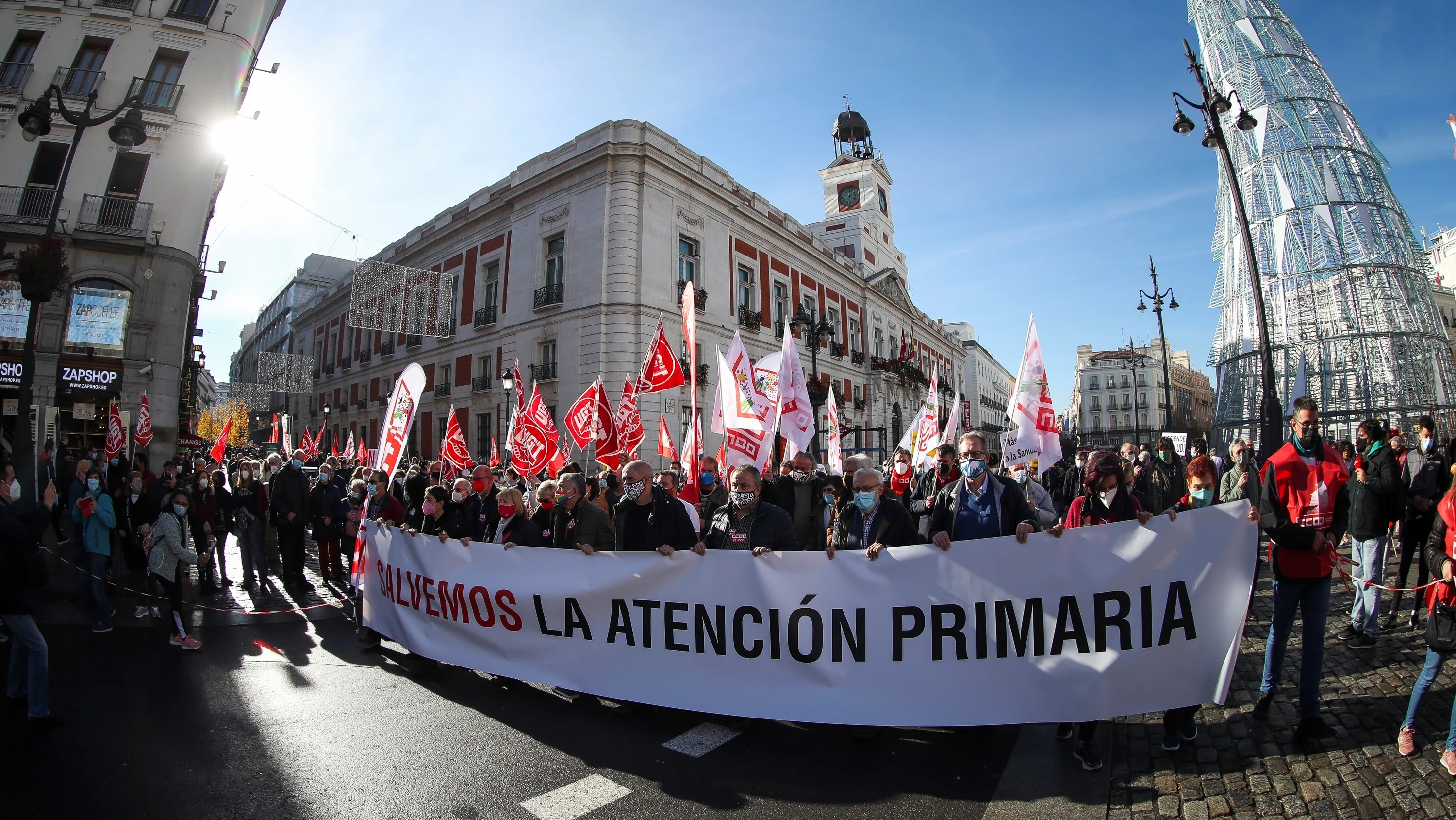 Arranca en Madrid la manifestaci&oacute;n en defensa de la Atenci&oacute;n Primaria