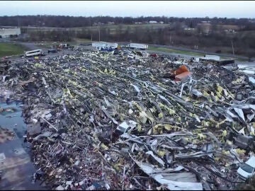 Sin espacio en las morgues de Kentucky por el número de muertes por los tornados