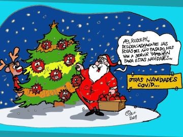 Unas nuevas Navidades marcadas por el coronavirus, en la viñeta gráfica de Alfredo Boto-Hervás