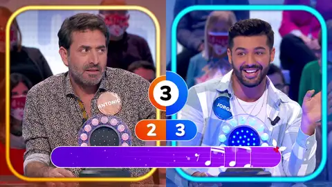 Jorge González utiliza su idioma para ganar a Antonio Garrido en ‘La Pista’ Jorge González utiliza su idioma para ganar a Antonio Garrido en ‘La Pista’