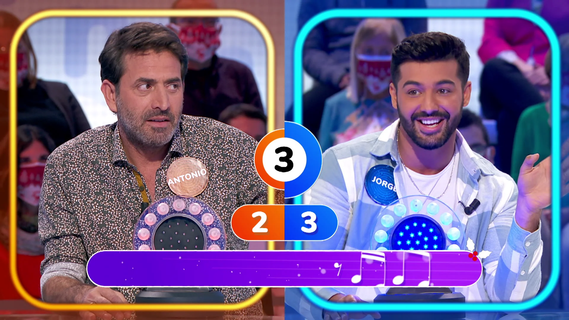 Jorge Gonz&aacute;lez utiliza su idioma para ganar a Antonio Garrido en &lsquo;La Pista&rsquo;