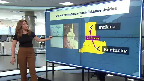 La foto de una familia de Kentucky encontrada a 250 kilómetros de distancia por la intensidad de los tornados La foto de una familia de Kentucky encontrada a 250 kilómetros de distancia por la intensidad de los tornados