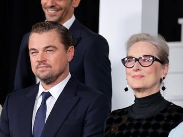 Leonardo DiCaprio y Meryl Streep en el estreno de 'No mires arriba'