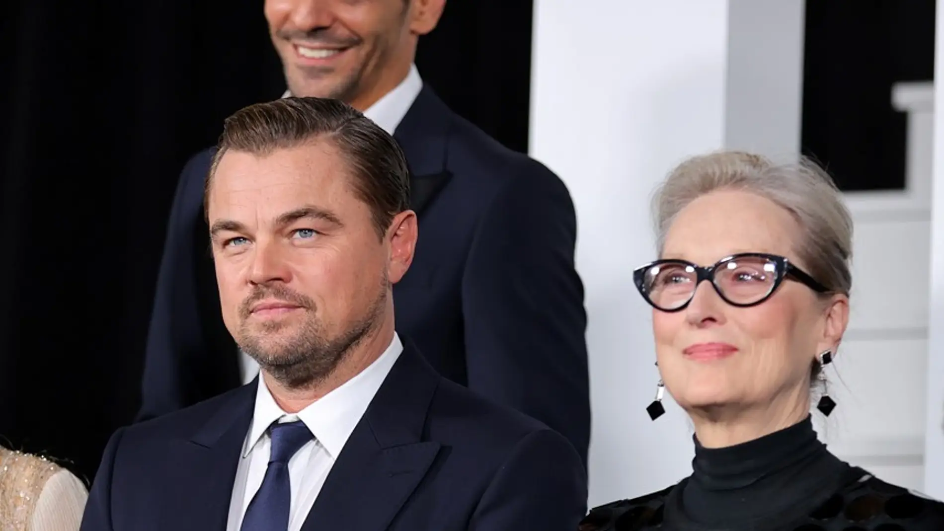Leonardo DiCaprio y Meryl Streep en el estreno de 'No mires arriba'