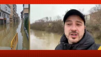 Un vecino de San Adrián (Navarra), tras las inundaciones: 