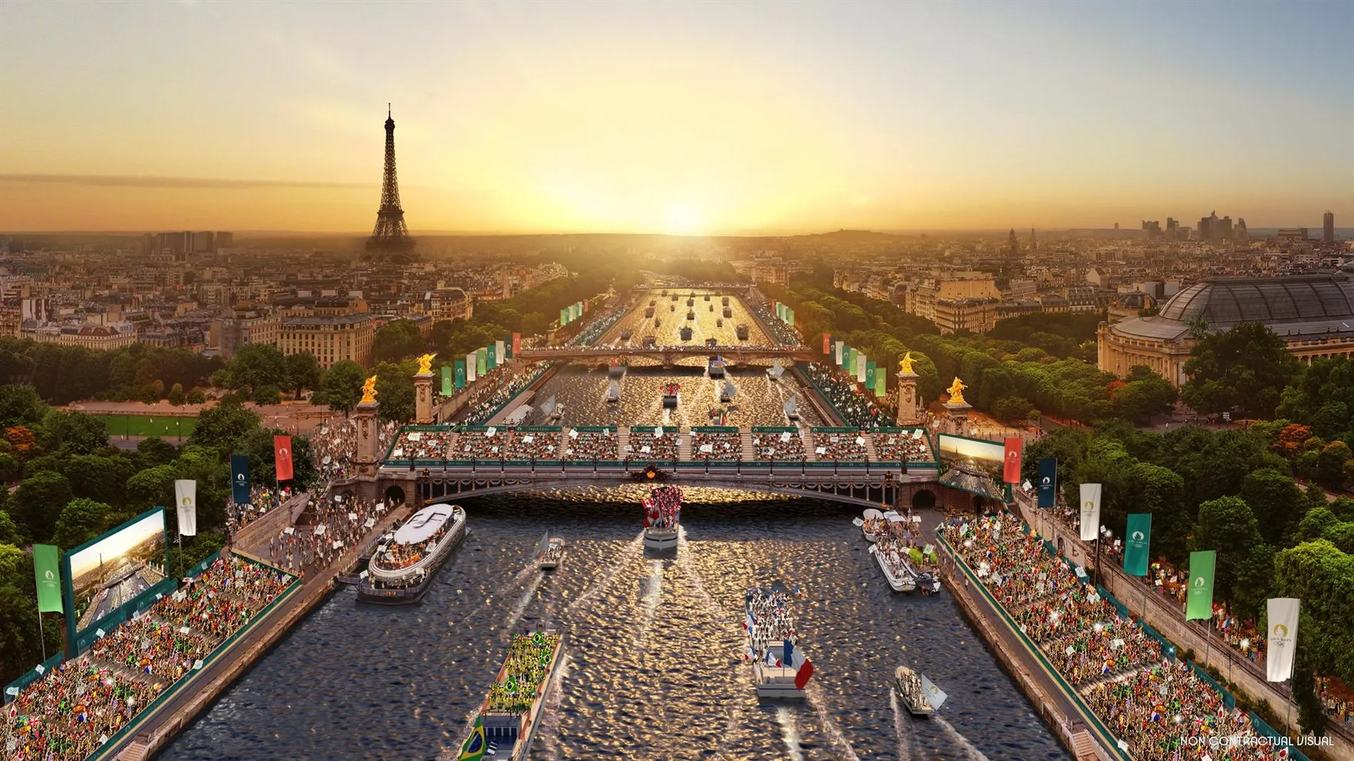 La ceremonia de inauguración de los Juegos Olímpicos de París 2024 será en el río Sena