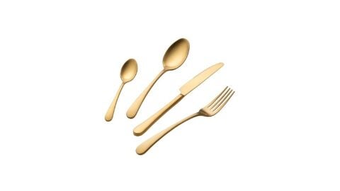 Cubertería por piezas Mirabelle Oro Mate 