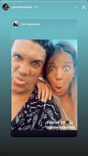 Marta Goenaga, actual pareja de Jaime Lorente, felicita al actor por su cumpleaños