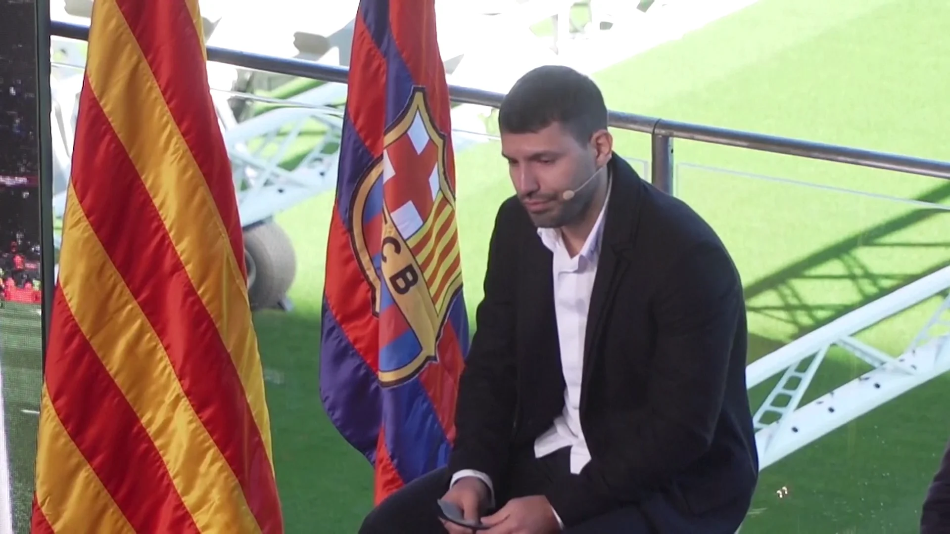 Así ha sido la despedida del Kun Agüero en el Campo Nou, en vídeo Así ha sido la despedida del Kun Agüero en el Campo Nou, en vídeo